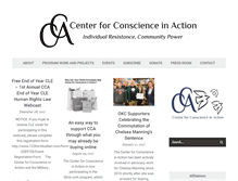 Tablet Screenshot of centerforconscience.org